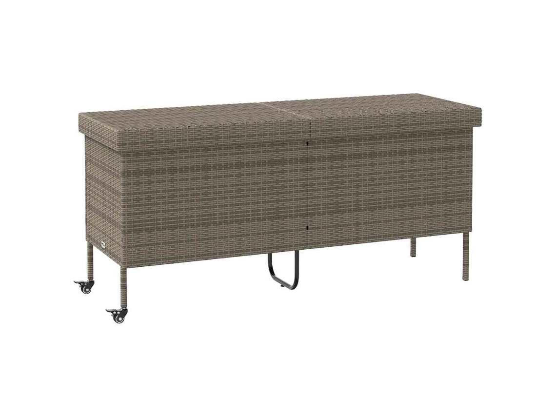Garden Storage Box, Garden Storage Boxes Vidaxl Cinzeto Rattan / Vime (160 X 55 X 75 Cm)