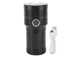 Lanterna Led de Alta Potência, 10000 Lúmens, Alcance de 300 a 500 Metros, 4 Modos de Iluminação CHABERLU