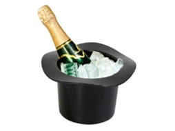 Balde de gelo mágico oval moderno para champanhe, vinho e cerveja