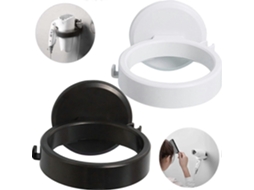 Suporte de Parede para Secador Cabelo, Conjunto 2 Peças, Ideal Banheiro, Organizador Armazenamento S Ecador Prateleira GOKOCO