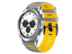 Pulseira De Silicone Bicolor Para Samsung Galaxy Watch 4 Classic 42mm 20mm