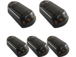 Conjunto De 5 Luzes Sinalização Led Para Teto Da Cabine, Luzes De Sinalização Superiores Compatíveis Com Uma Ampla Gama