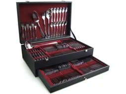 Faqueiro UTILINOX Árabe (Aço Inoxidável - 130 Peças)