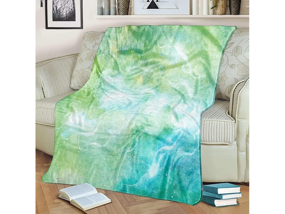 Manta de Verão Macia e Fofa Fansu em Flanela Microfibra com Estampa 3d Ideal para Sofá Ou Cama Mantém Você Aqu