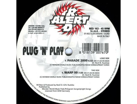 Vinil Parade 2000 Red Alert