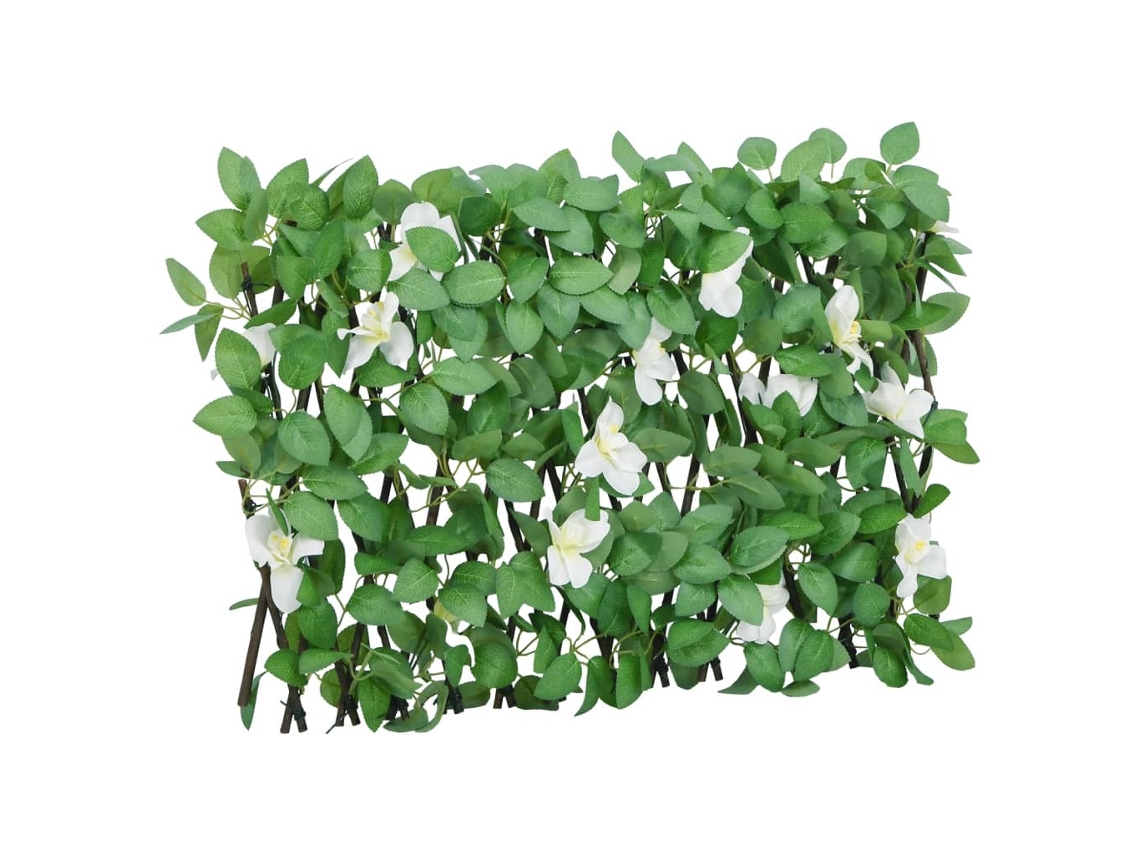 Vidaxl treliça De Hera Artificial Extensível 180x30 Cm Verde