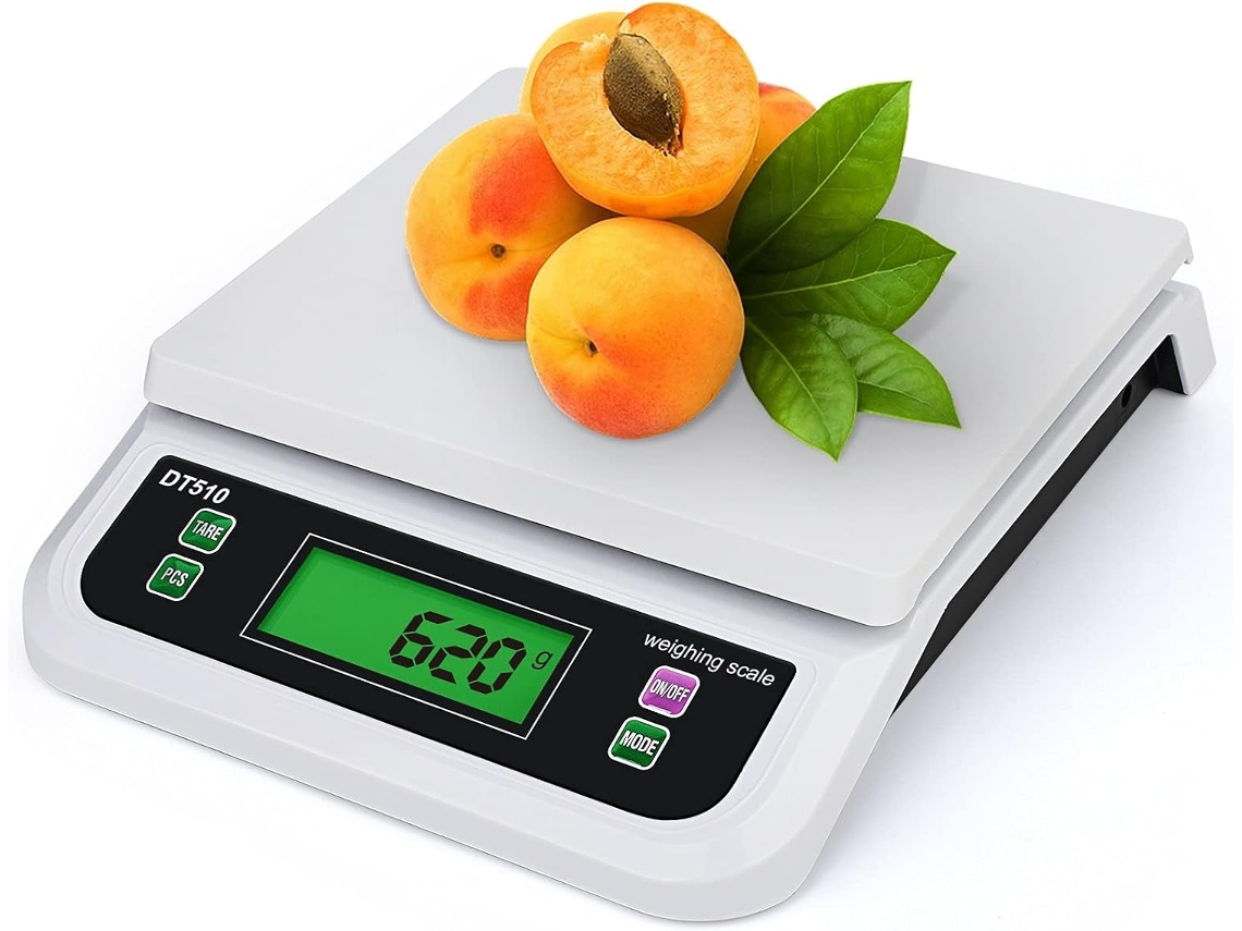 Balança Eletrônica de Cozinha 30 Kg/1 G, Digital para Alimentos, Ideal para Confeitaria Caseira AQUAFORGE