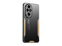 Capa Híbrida De Tpu E Metal Para Celular Honor 200