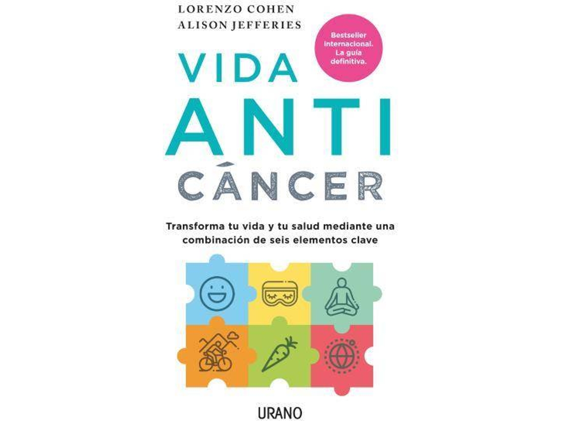 Livro Vida Anticáncer de Alison Jefferies, Lorenzo Cohen (Espanhol)