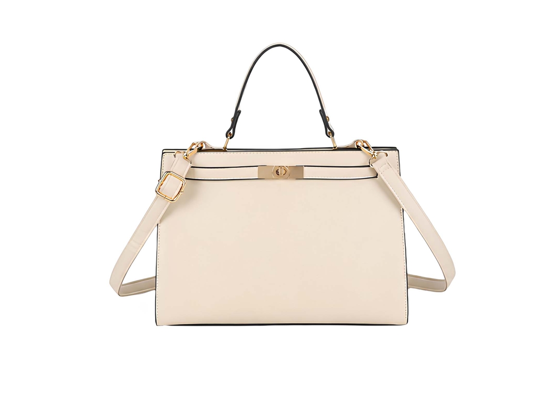 Bolsa de Mão Camélia para Mulher com Design Estructurado e Fecho de Metal GALLANTRY