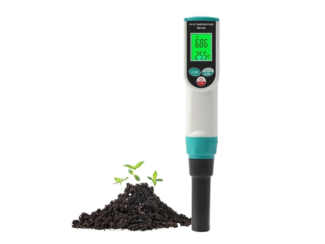 Analisador De Solo Profissional 2em 1com Medidor Ph E Sensor Alta Precisão Para Jardinagem Agricultura, Acidez