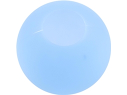 Globo Acrílico Azul Transparente, 15 Cm de Diâmetro, para Luminária de Teto, com Múltiplas Lâmpadas Decorativas. SFUSHOS