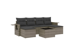 Garden Sofa Set, Garden Sofa Sets Vidaxl Cinzeto Rattan / Vime (n/a)