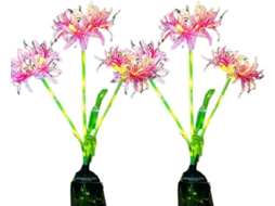 Luminárias Solares De Jardim | Luminárias Solares De Caminho À Prova Dágua | Conjunto De 2 Acessóri Gokoco