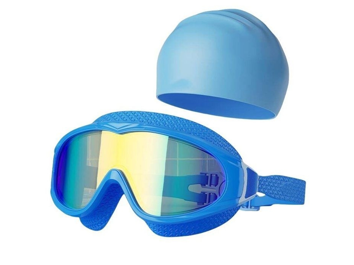 Óculos de Natação AQUAFORGE infantil, pacote com 2, proteção UV, campo amplo de visão