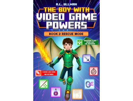 Livro The Boy with Video Game Powers Book 2 Rescue Mode de RL Ullman (Inglês)