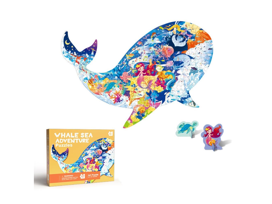 Quebra-cabeças De Formas Irregulares Brinquedo Educacional Infantil Presente