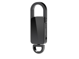 Gravador De Chaveiro, Unidade Flash Usb De Gravação Ativa, Mp3 Player 8 Gb Yizhood (preto)