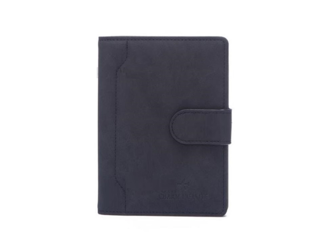 Porta-passaporte De Viagem, Cor Preto, Com Proteção Rfid, Compartimentos Para Cartões E Documentos