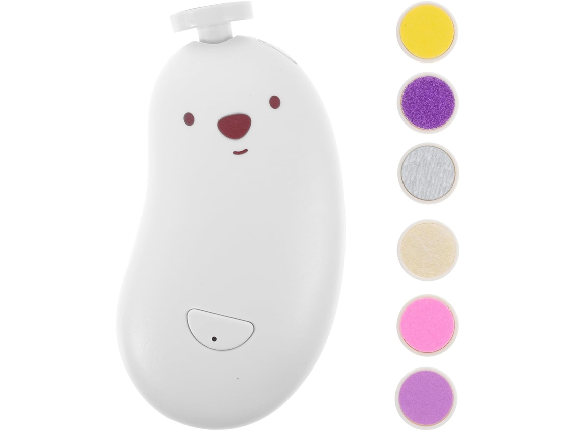 Kit De Manicure Com Lixa De Unha Elétrica Infantil E Cortador De Unhas Elétrico.