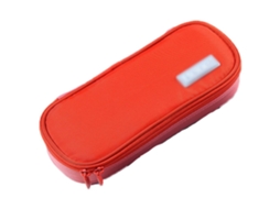 Estojo para Lápis, Grande Capacidade, Resistente, Laranja AQUAFORGE
