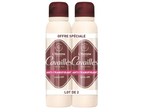 Absorver Desodorante Desodorante Masculino 48H Lote de 2 X 150 Ml ROGÉ CAVAILLÈS