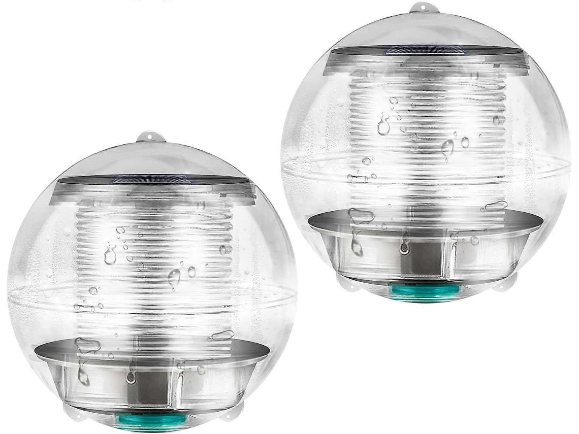 Luzes solares flutuantes para piscina Rebe, 2 peças com 7 cores que mudam automaticamente, duráveis e de longa duração.