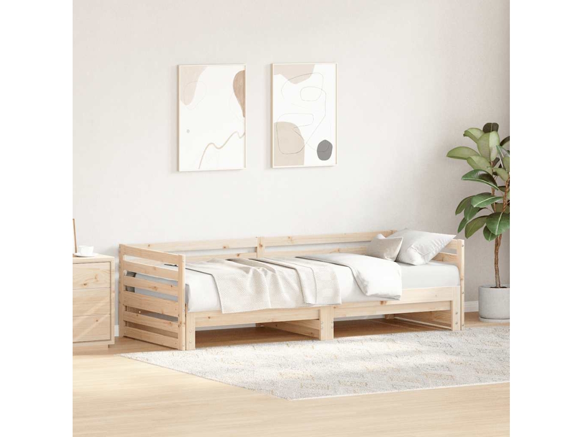 Vidaxl Cama De Dia Com Cama Auxiliar (sem Colchão) 80x200 Cm