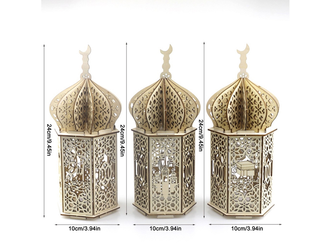 Laxiscreed Caixa Diy Para Iftar Do Ramadan, 10x10x24cm, Presente Criativo Muçulmano
