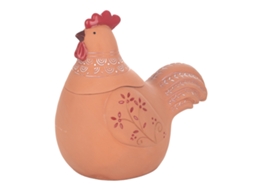 Signes Grimalt BY SIGRIS - Figura de Galo Decoração Vasos e Porta-velas Castanho - 25x17x25 cm
