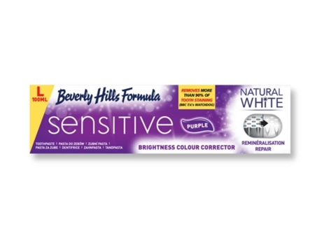 Creme dental clareador para dentes sensíveis, 100ml Beverly Hills