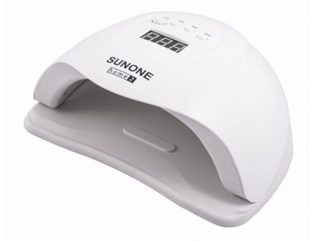 Lâmpada Uv/led Sunone Home2 80w Branca Para Unhas Uso Profissional E Doméstico, Compatível Com Geis Híbridos