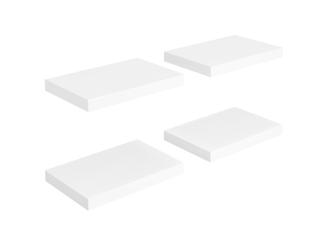 Wall Shelf, Wall Shelves Vidaxl Branco Mdf (40 X 23.5 X 3.8 Cm)