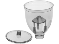 Funil Anti Salto Para Moedor De Café, 15x10, 5cm, Peça De Reposição Em Plástico Para Máquina Expresso, Fácil Instalação