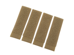 5 Peças de Patch de Gancho e Velcro para Colete Molle Caqui S/MARCA