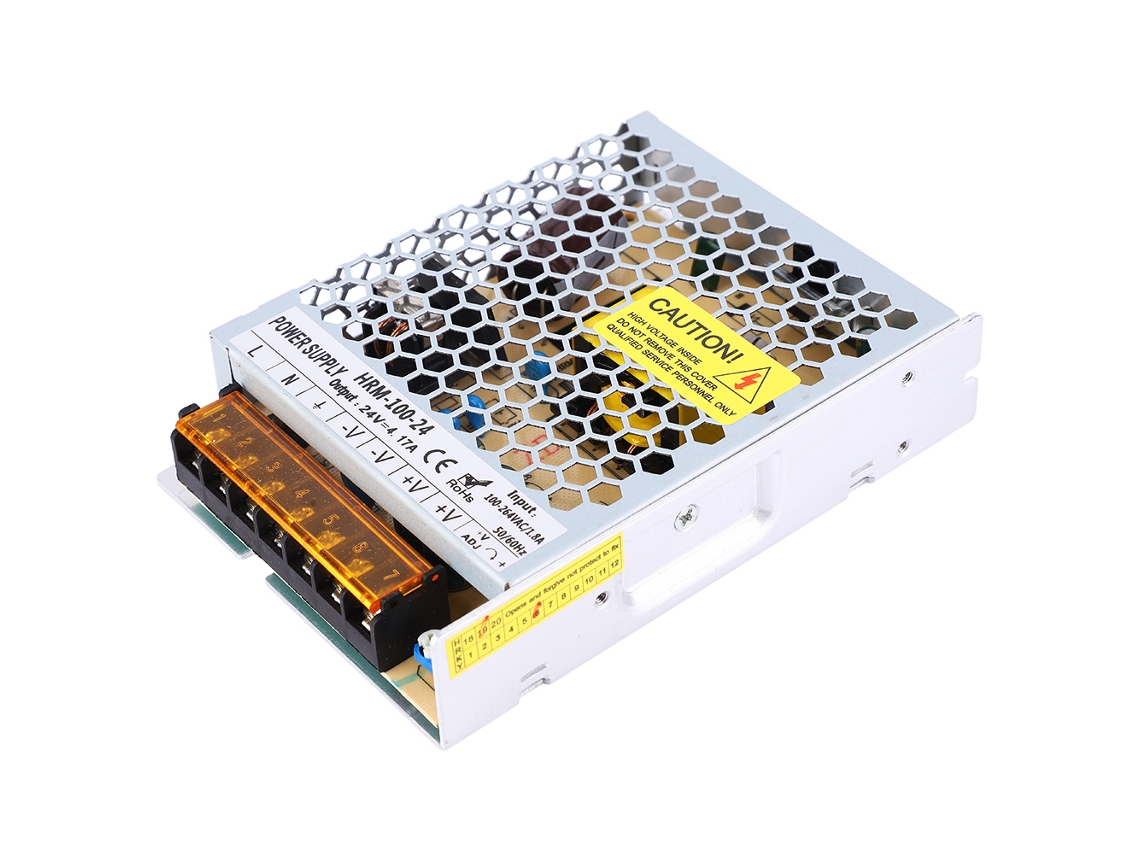 Laxiscreed Fonte De Alimentação 24v 4.17a 100w Para Led Strip Compacta E Eficiente
