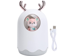 Umidificador Com Luz Ambiente Colorida, Mini Difusor Usb, Nano Silencioso Para Casa