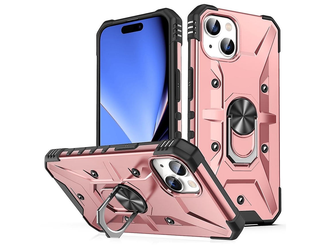Capa Para Iphone 15 Com Suporte De Anel