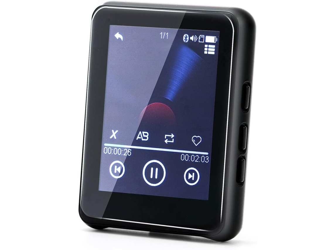 Reprodutor De Mp3 Hi-fi Sem Perdas, Bluetooth 5.0 Com Tela Sensível