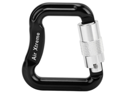Mosqueteiro de Escalada Automático 20kn Twist Lock Preto