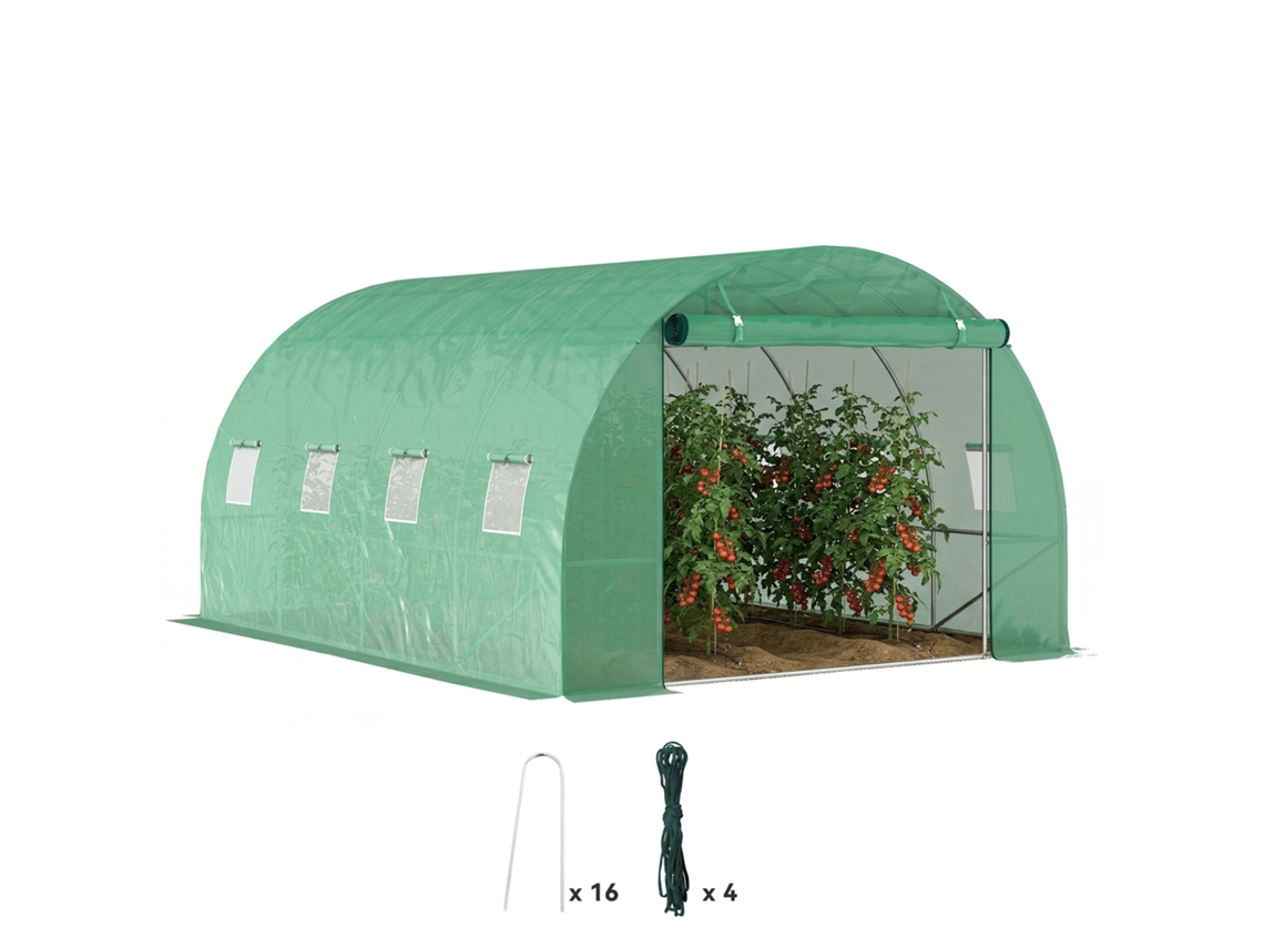 Canteiro Retangular de Jardim em Aço Ondulado BTFORUS (120x60x30,5cm)