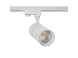 Foco Led New Mallet 30W Regulável no Flicker Cct Seleccionáve para Carril Trifásico Ugr 15