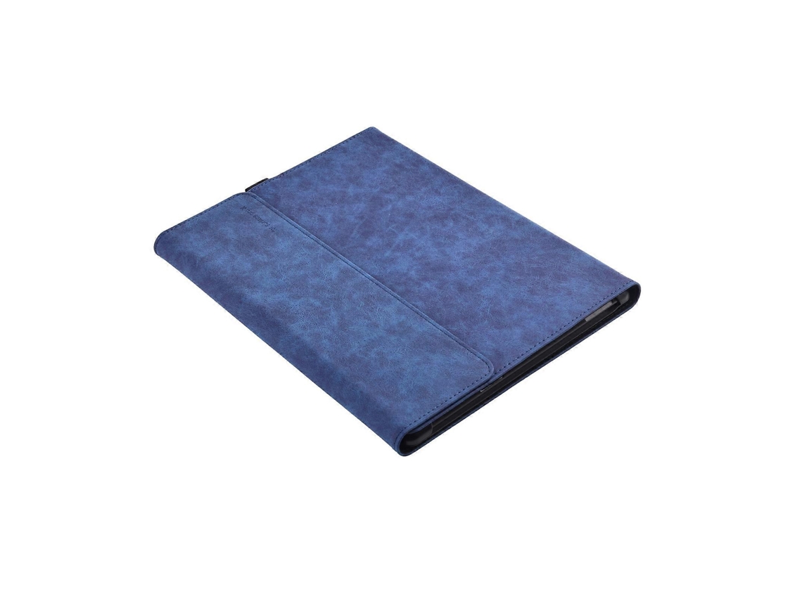 Capa protetora de couro Webake para tablet Microsoft Surface Pro X de 13 polegadas, azul escuro