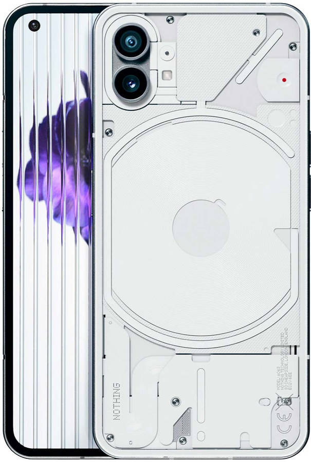 NOTHING Phone 1 Smartphone (6,55'' - 8 GB - 256 GB - Branco