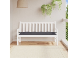 Vidaxl Almofadão P/ Banco De Jardim 150x50x7cm Tecido Oxford Antracite