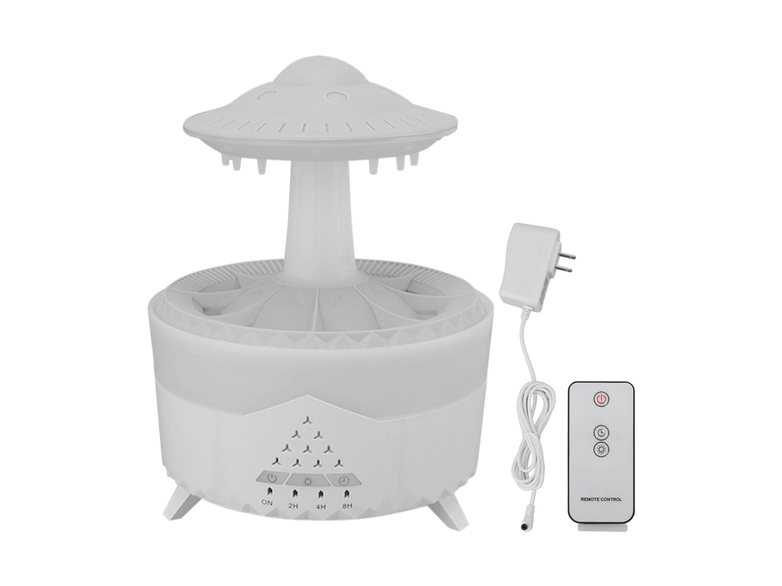 Laxiscreed Umidificador Com Luzes Coloridas E Timer, Controlo Remoto Para Ambientes Mais Agradáveis