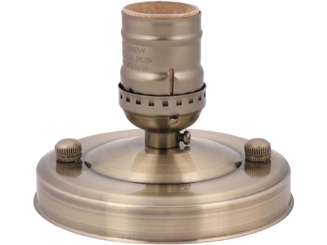 E26/e27 Screw Ceiling/wall Light Base Holder, Vintage Industrial Ceiling Lamp Base Igvtrade (bronze)
