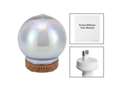 Humidificador Difusor Aromaterapia, Ultrassônico, 400ml, Luz Noturna LED, Silencioso | S/MARCA