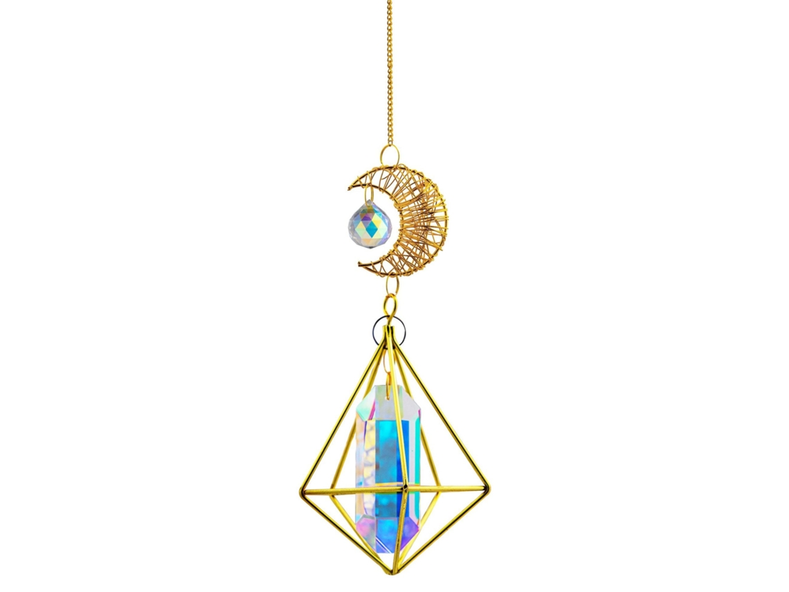 Pingente Decorativo para Carro, Pingente de Cristal Arco, Íris para Apanhador de Sol BRILVIBERA