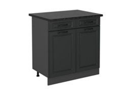 Móvel cuisine R-Line, 80cm, PT Antracite, Antracite campagnarde, Antracite VICCO